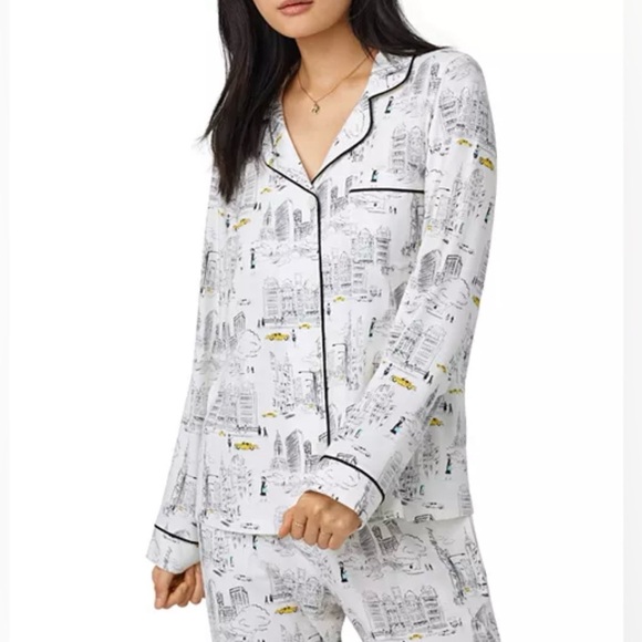 BedHead Pajamas City Print PJ Top Only Women’s Size XL - Picture 12 of 13